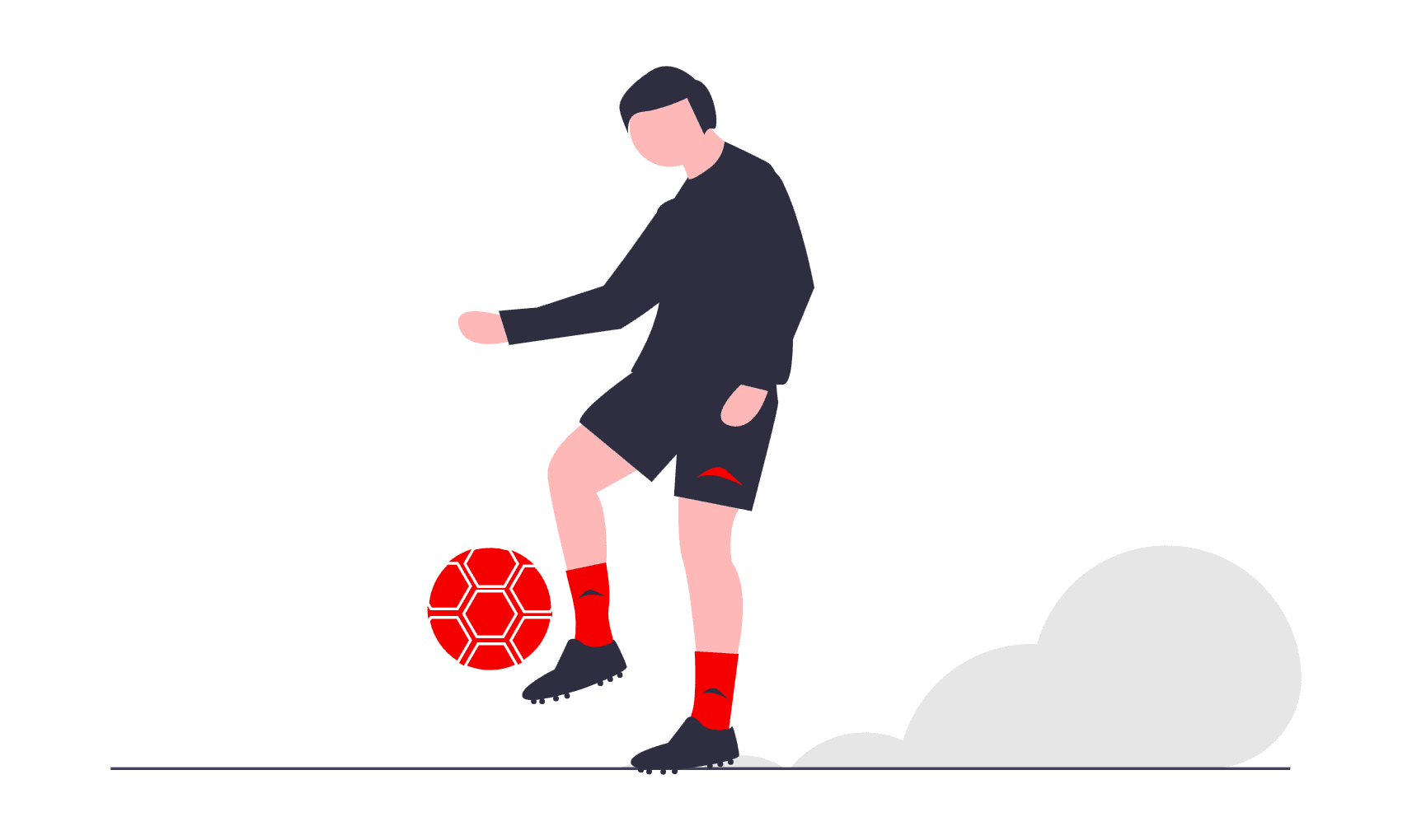player with ball